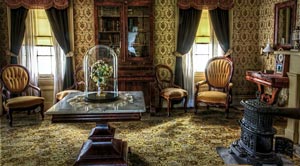 old fashioned living room